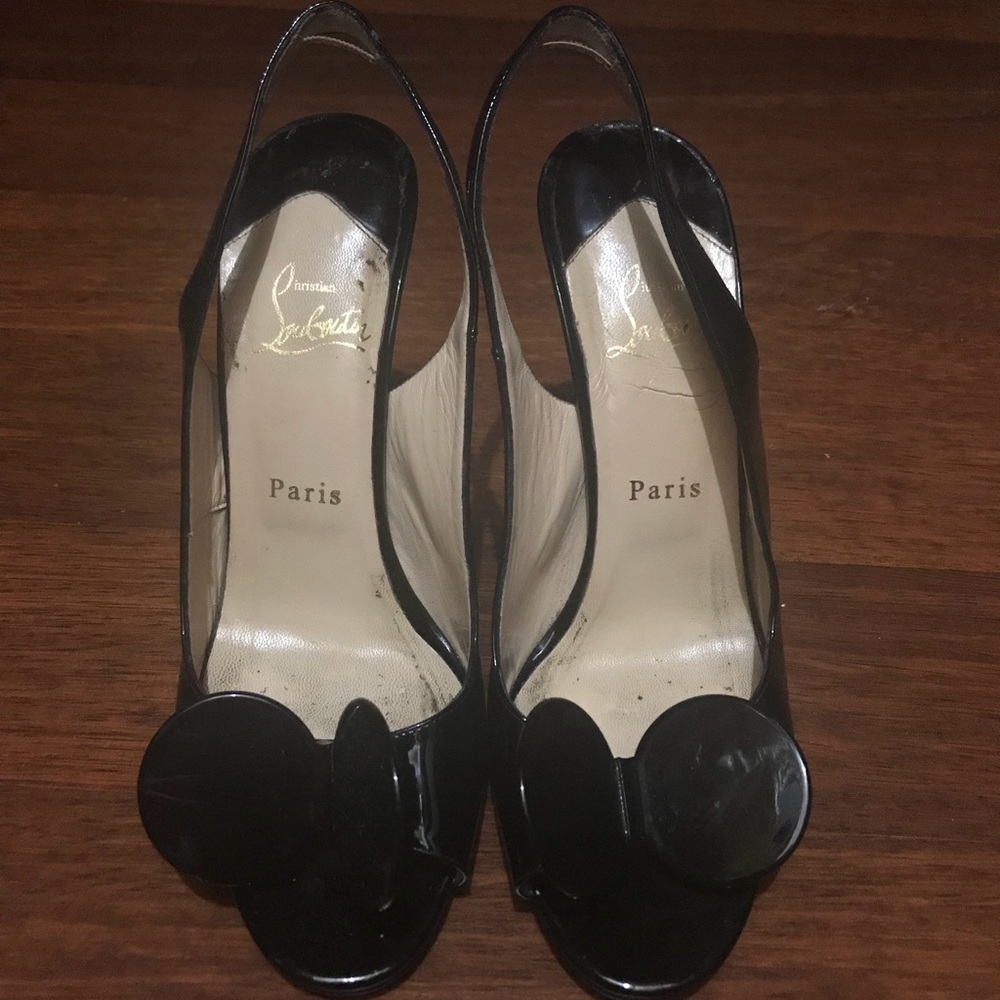 Christian louboutin black shoes